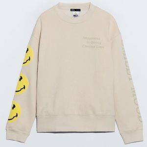 Smiley sweater zara Clearance